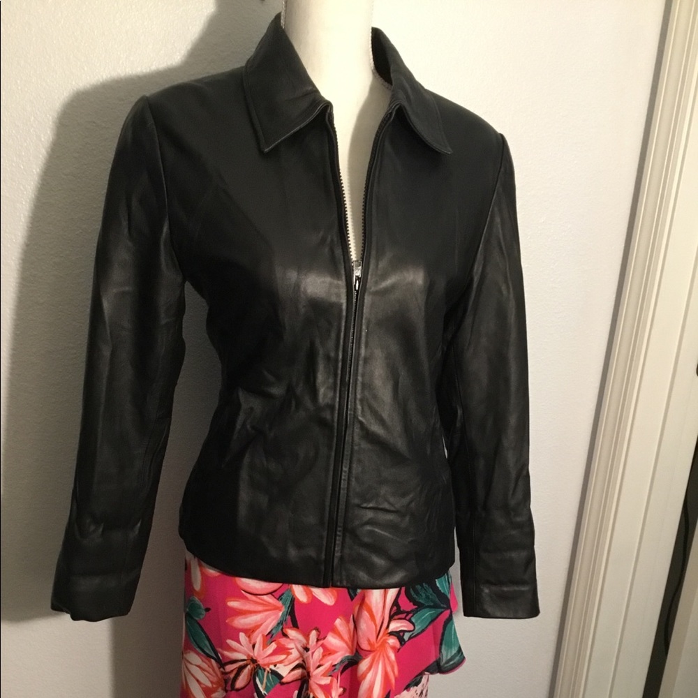 Worthington genuine Lambskin Leather Jacket